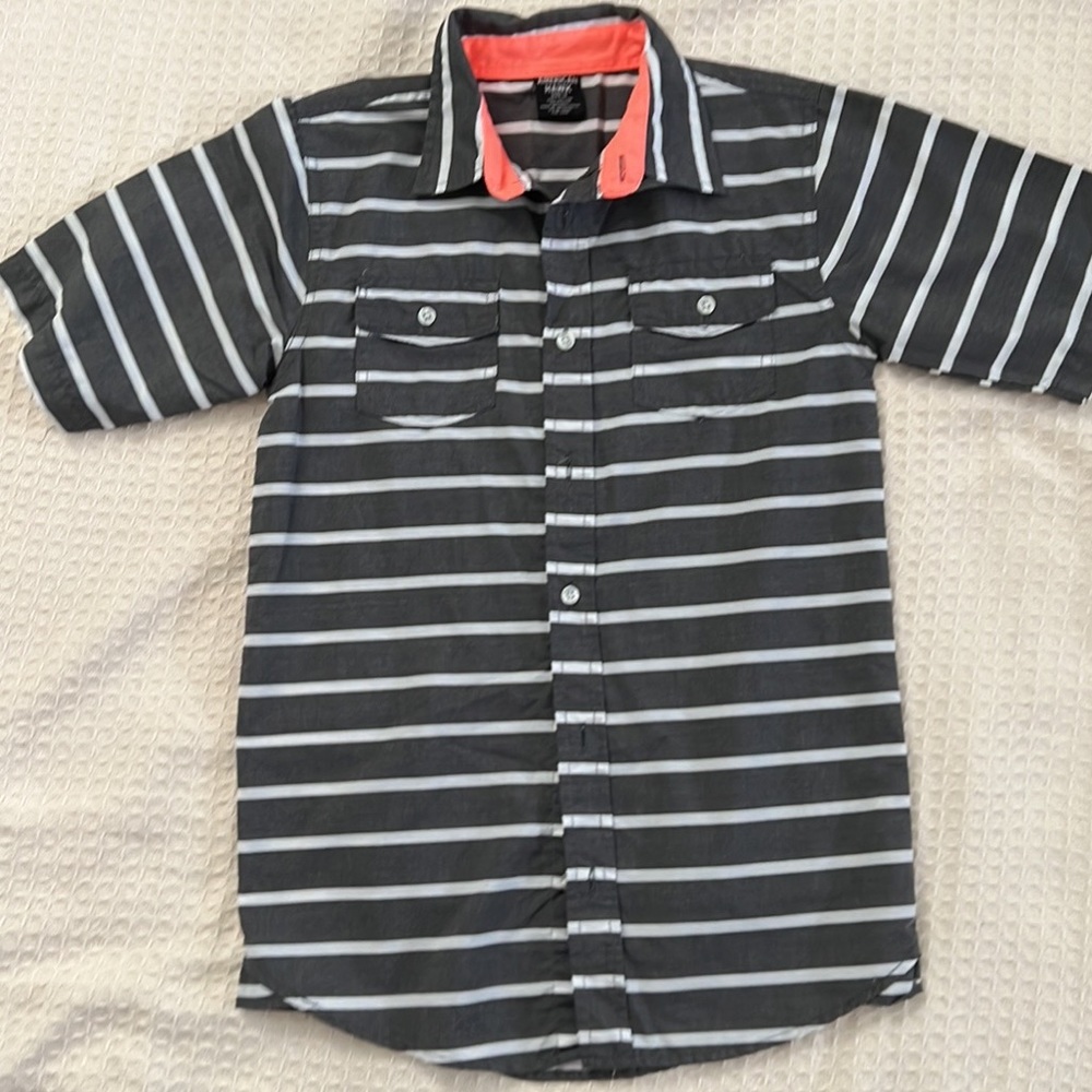 Dress shirt gray and white
